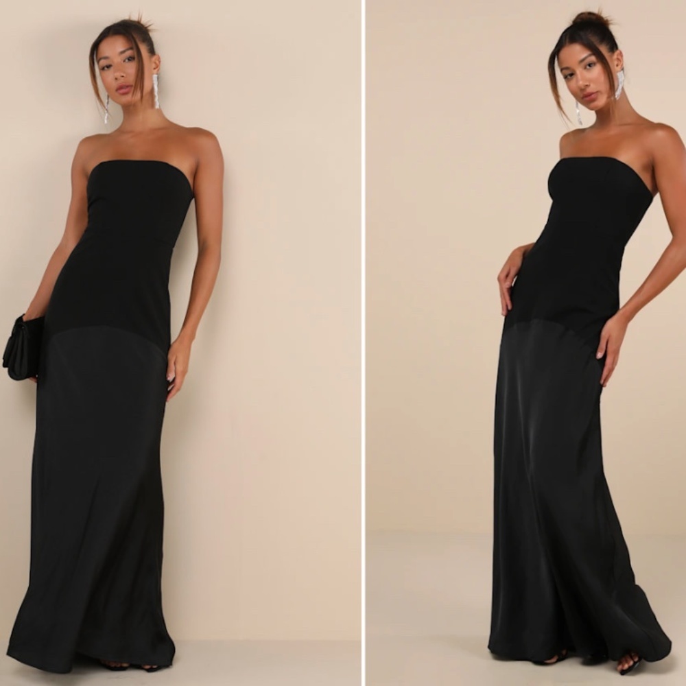 LULU's Sexy Elegant Sophisticated Prom Wedding Modern Chic Mermaid Maxi Dress